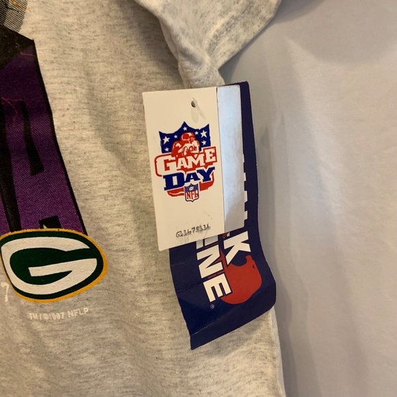 RARE VTG '97 Locker Line NFL GB Packers Minnesota Graphic Tee WITH TAGS! Size L - Picture 7 of 14